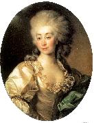 Levitsky, Dmitry Portrait of Duchess Ursula Mniszek oil